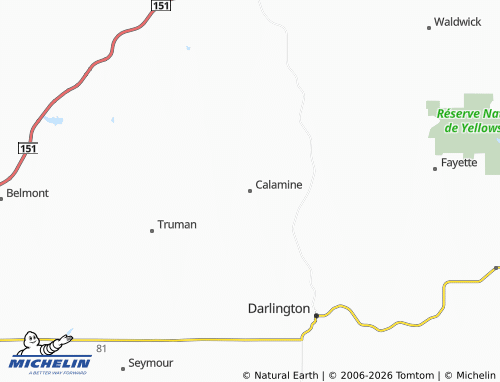 Carte MICHELIN Calamine - ViaMichelin