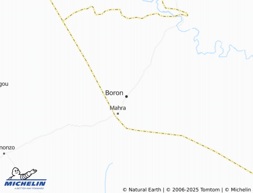 MICHELIN Boron map - ViaMichelin