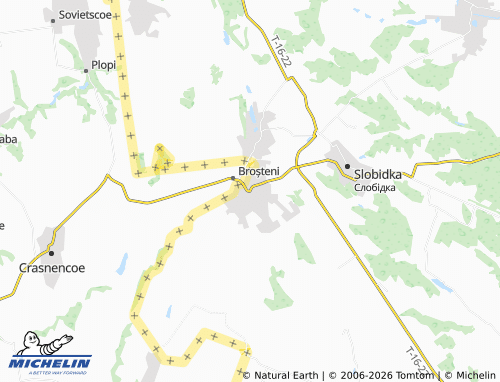 Mapa MICHELIN Tymkove - ViaMichelin