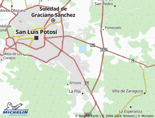 Mappa MICHELIN Privada Alhelí - ViaMichelin