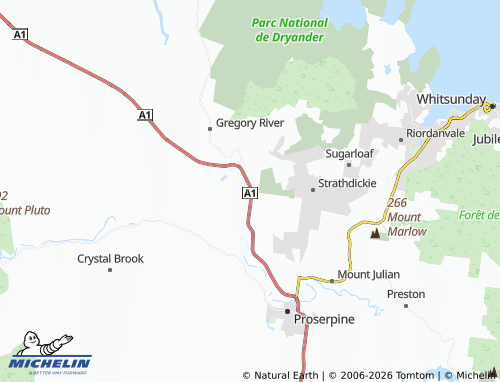 Mapa MICHELIN Myrtlevale - ViaMichelin
