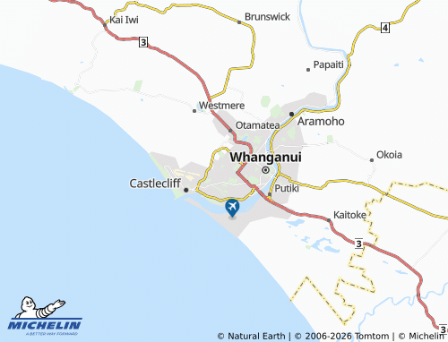 Mapa MICHELIN Tawhero - ViaMichelin