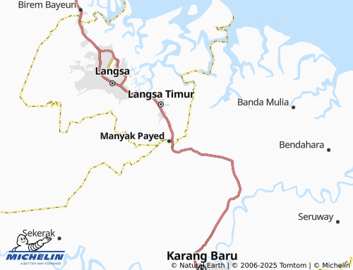 MICHELIN Buket Meutuah map - ViaMichelin