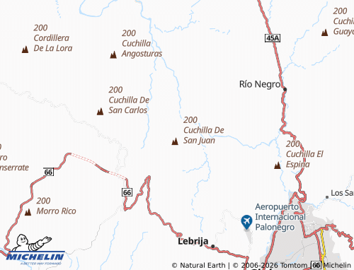 MICHELIN-Landkarte Filo de Cruces - ViaMichelin