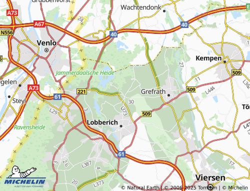 MICHELIN Hinsbeck map - ViaMichelin
