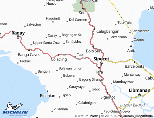 MICHELIN Lubigan Jr. map - ViaMichelin