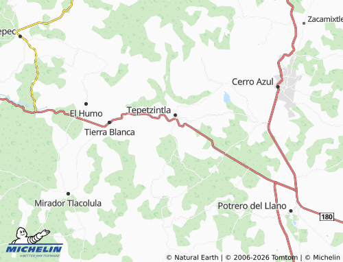 Mapa MICHELIN Tecomate - ViaMichelin