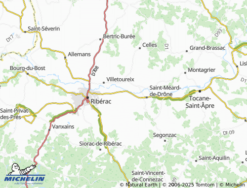 MICHELIN Les Bigoussies map - ViaMichelin