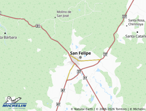 Mappa MICHELIN San Miguel - ViaMichelin