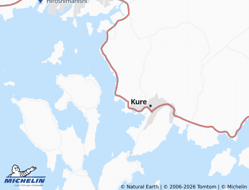 Mappa MICHELIN Yoshiura - ViaMichelin