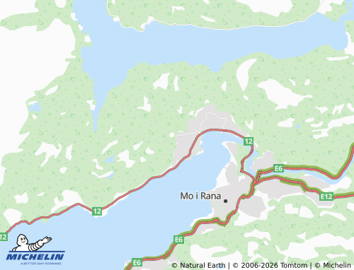 MICHELIN Båsmoen map - ViaMichelin