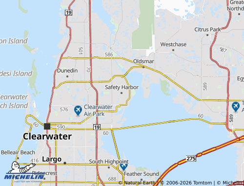 Carte MICHELIN Safety Harbor - ViaMichelin