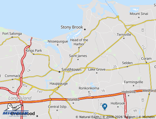 Mapa MICHELIN Saint James - ViaMichelin