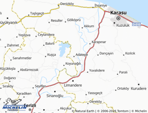 Mapa MICHELIN Adatepe - ViaMichelin
