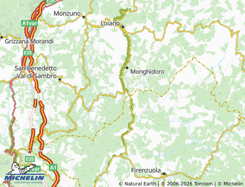 MICHELIN Piamaggio map - ViaMichelin