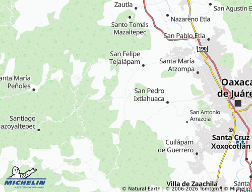 Mapa MICHELIN Jalapa del Valle - ViaMichelin