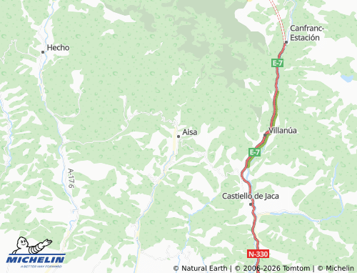 MICHELIN Aisa map - ViaMichelin