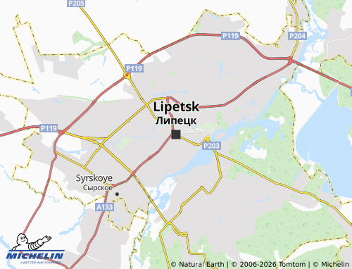 Carte MICHELIN Lipetsk - ViaMichelin