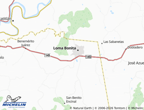 MICHELIN Universitaria map - ViaMichelin