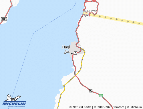 Kaart MICHELIN al-Qadisiyyah - ViaMichelin