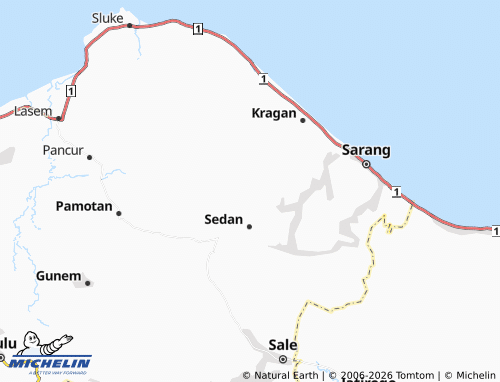 MICHELIN Kedungringin map - ViaMichelin