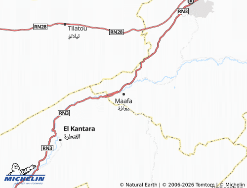 Carte MICHELIN Maafa - ViaMichelin
