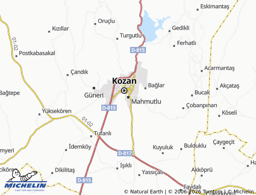MICHELIN Mahmutlu map - ViaMichelin