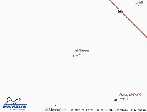 Carte MICHELIN al-Ghzeez - ViaMichelin