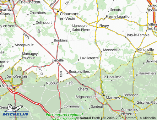 Mapa MICHELIN Lavilletertre - ViaMichelin
