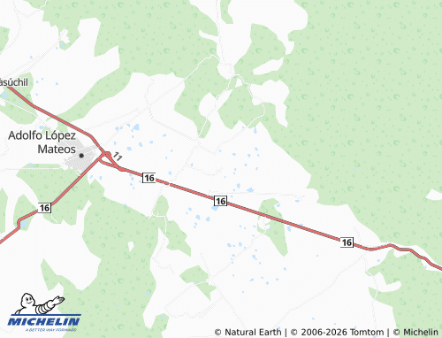 Mappa MICHELIN Juárez Guerrero - ViaMichelin