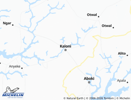 Mapa MICHELIN Kaloni - ViaMichelin