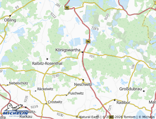 MICHELIN Niesendorf map - ViaMichelin