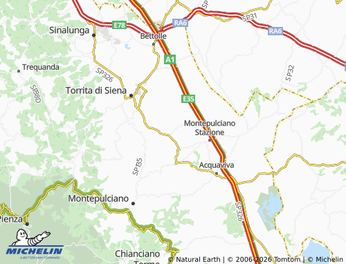 Carte MICHELIN Abbadia - ViaMichelin