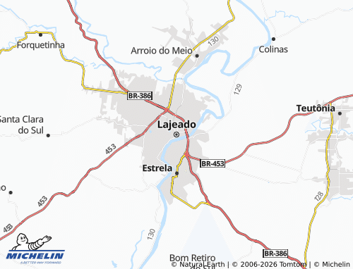 Mapa MICHELIN Lajeado - ViaMichelin