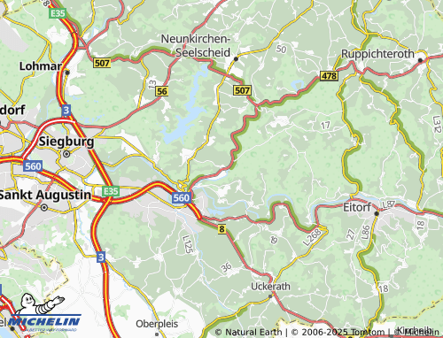 Mapa MICHELIN Bröl - ViaMichelin
