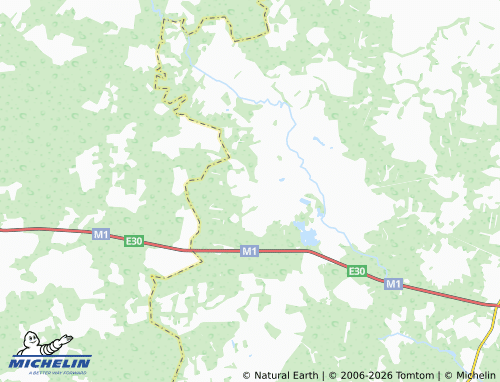 Carte MICHELIN Baryshi - ViaMichelin