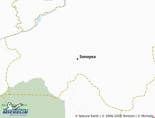 MICHELIN-Landkarte Sonoyea - ViaMichelin