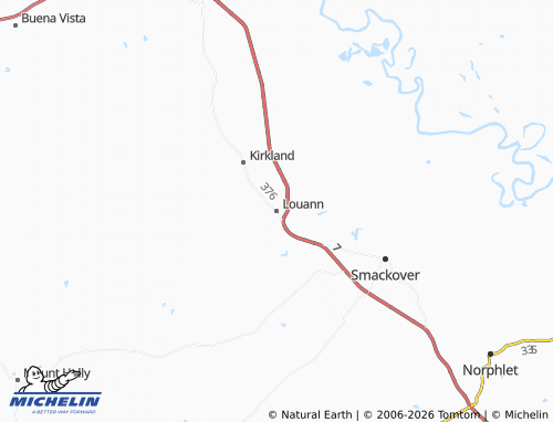Carte MICHELIN Louann - ViaMichelin