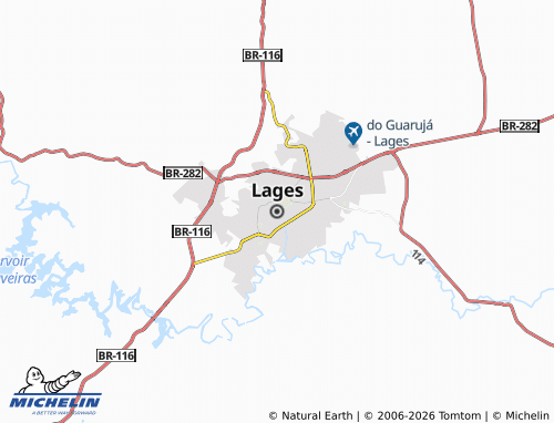 Mappa MICHELIN Lages - ViaMichelin