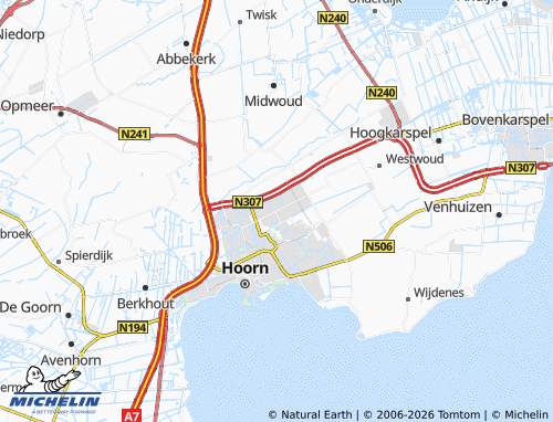 MICHELIN Zwaag map - ViaMichelin