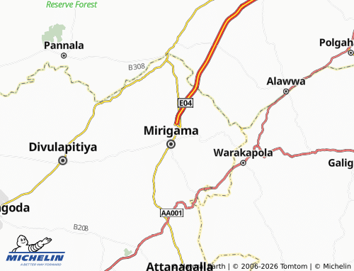 Mappa MICHELIN Vilwatta - ViaMichelin