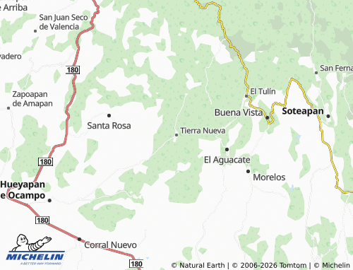 Mapa MICHELIN Tierra Nueva - ViaMichelin