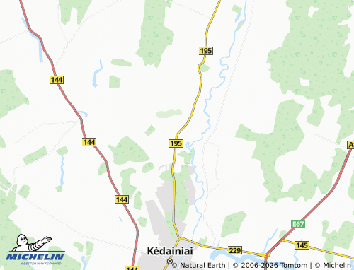 MICHELIN Sirutiškis map - ViaMichelin