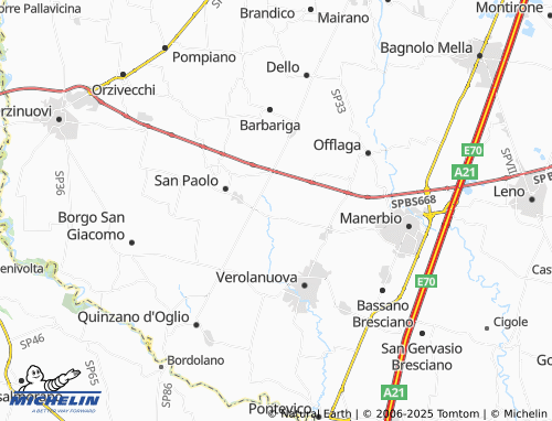 Mapa MICHELIN Cadignano - ViaMichelin