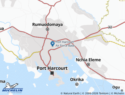 MICHELIN-Landkarte Rumuogba - ViaMichelin