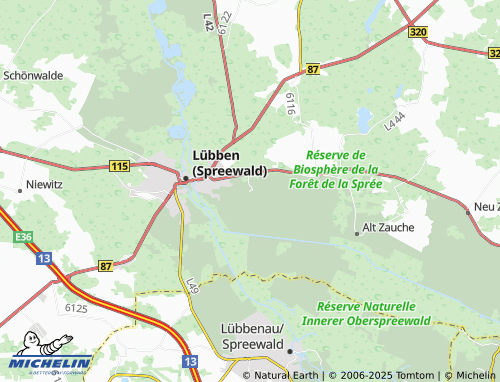 MICHELIN Ratsvorwerk map - ViaMichelin