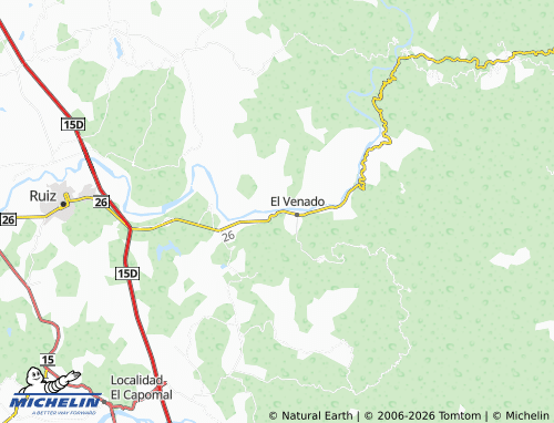 MICHELIN El Capomal, El Venado map - ViaMichelin
