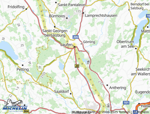MICHELIN Mayerhofen map - ViaMichelin