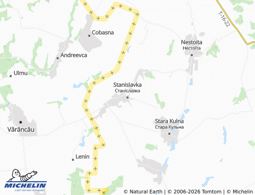 Mapa MICHELIN Stanislavka - ViaMichelin