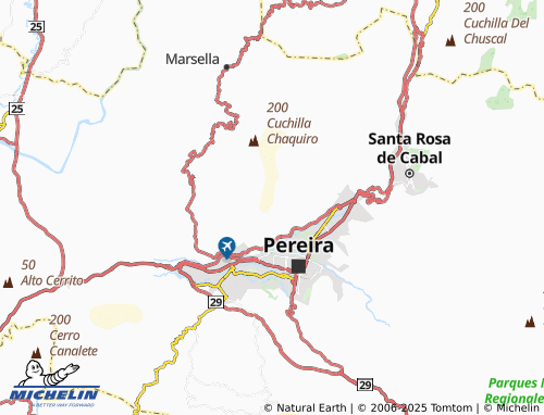 MICHELIN La Fría map - ViaMichelin